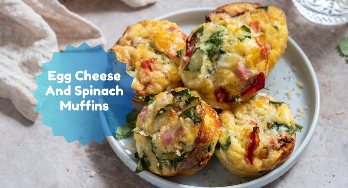 Egg Cheese And Spinach Muffins